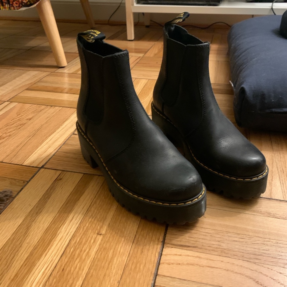 ROMETTY WYOMING leather platform chelsea boots Size 7 - Picture 3 of 6